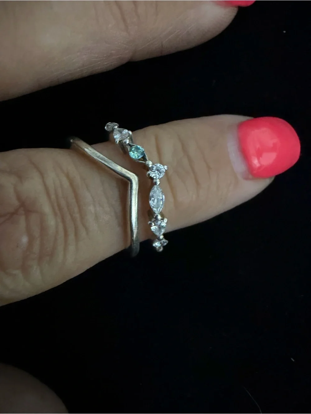 Pandora 925 Sterling silver set rings